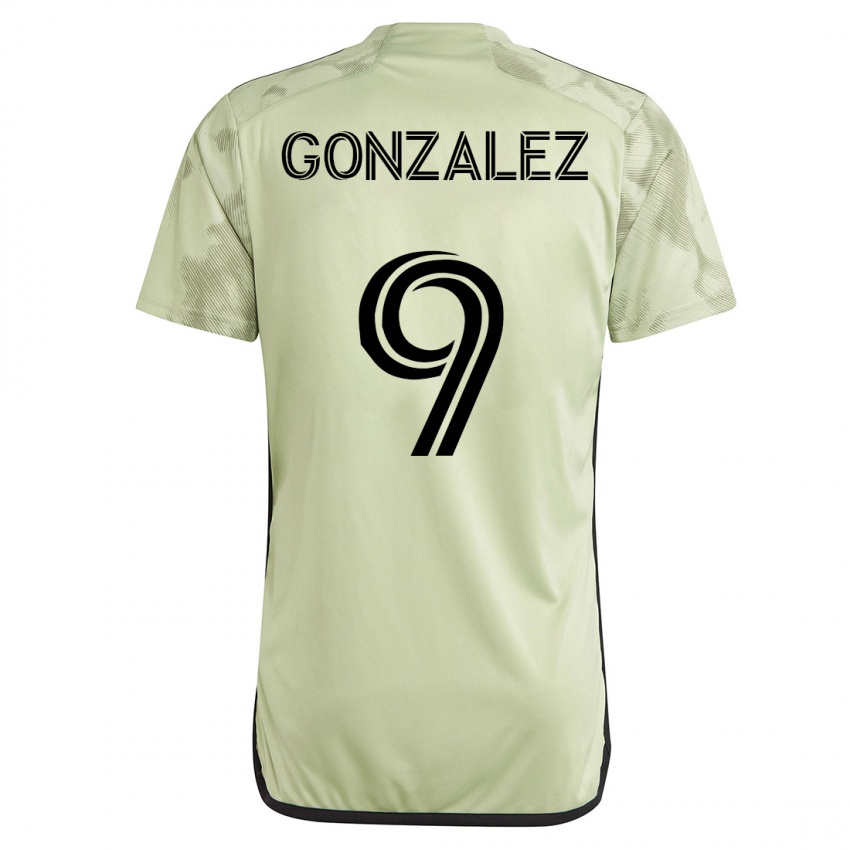 Homem Camisola Mario Gonzalez #9 Verde Alternativa 2023/24 Camisa