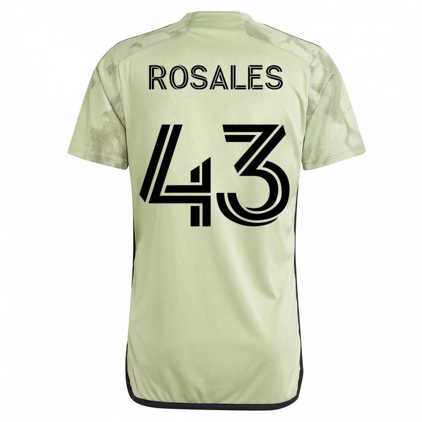 Homem Camisola Diego Rosales #43 Verde Alternativa 2023/24 Camisa