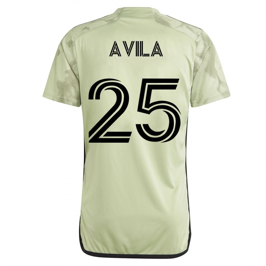 Homem Camisola Armando Avila #25 Verde Alternativa 2023/24 Camisa