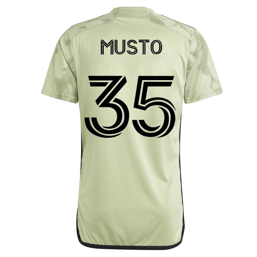 Homem Camisola Tommy Musto #35 Verde Alternativa 2023/24 Camisa