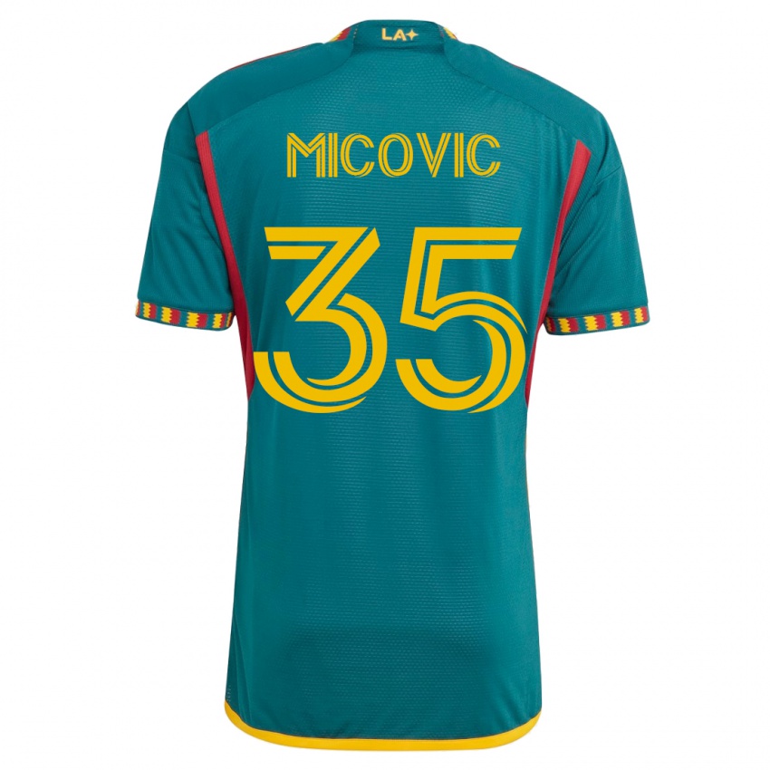 Homem Camisola Novak Micovic #35 Verde Alternativa 2023/24 Camisa