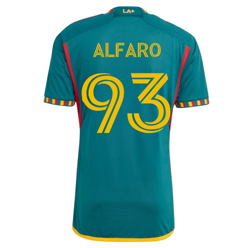 Homem Camisola Tony Alfaro #93 Verde Alternativa 2023/24 Camisa