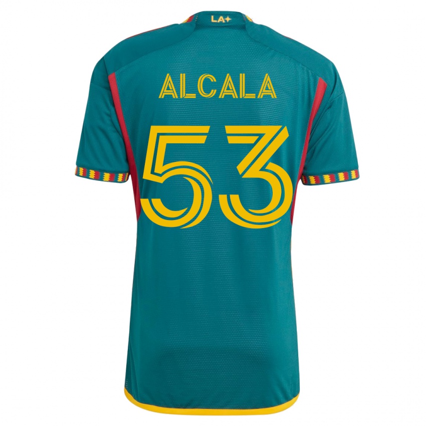 Homem Camisola Álex Alcalá #53 Verde Alternativa 2023/24 Camisa