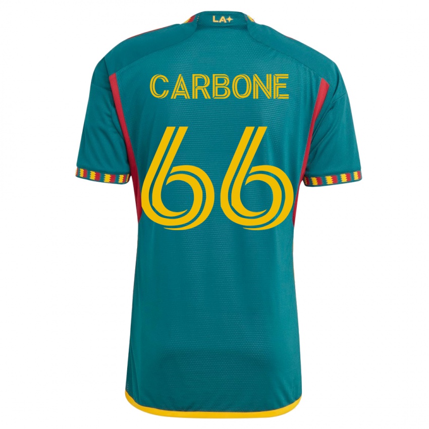 Homem Camisola Matteo Carbone #66 Verde Alternativa 2023/24 Camisa