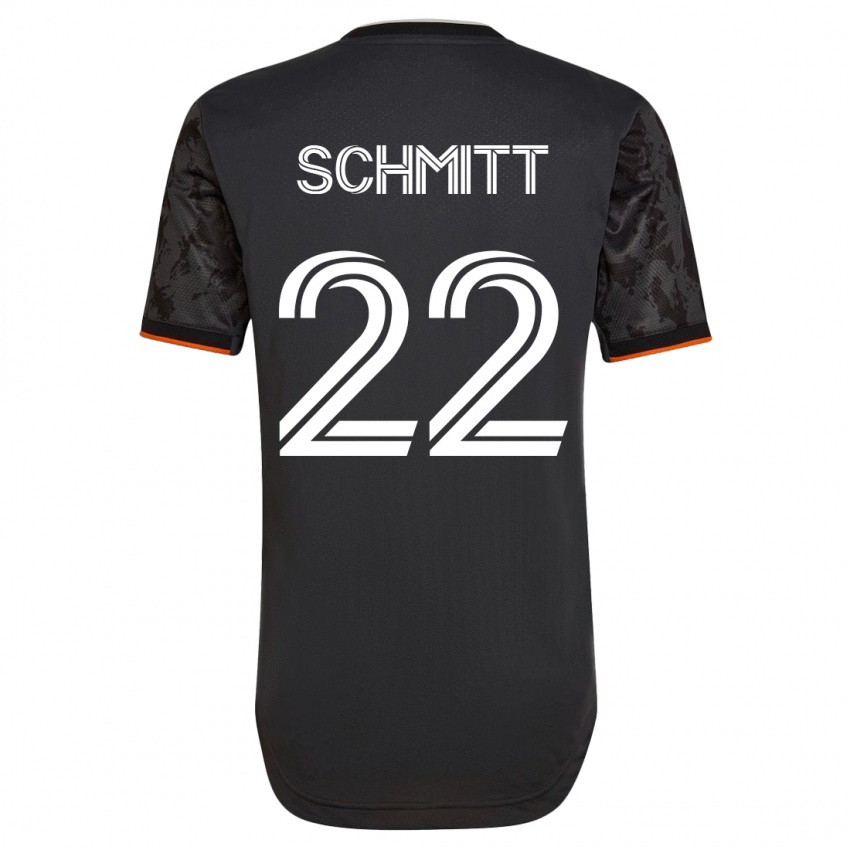 Homem Camisola Tate Schmitt #22 Preto Alternativa 2023/24 Camisa