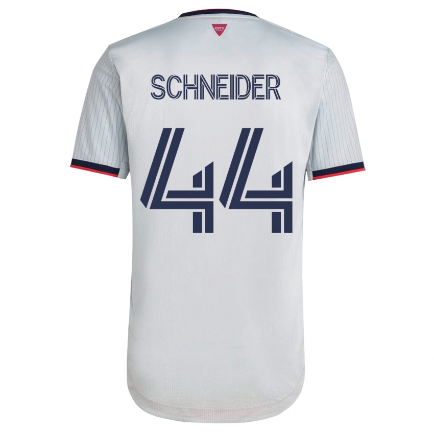 Homem Camisola Max Schneider #44 Branco Alternativa 2023/24 Camisa