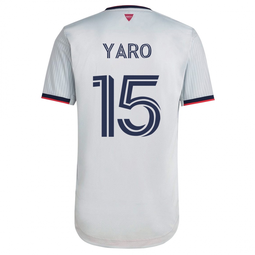 Homem Camisola Joshua Yaro #15 Branco Alternativa 2023/24 Camisa