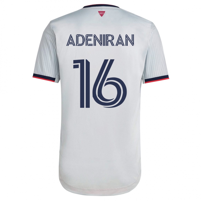 Homem Camisola Samuel Adeniran #16 Branco Alternativa 2023/24 Camisa