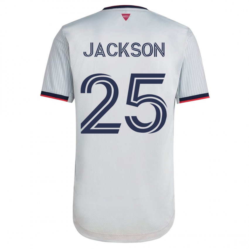 Homem Camisola Aziel Jackson #25 Branco Alternativa 2023/24 Camisa