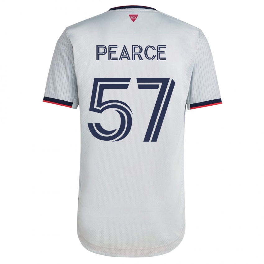 Homem Camisola Tyson Pearce #57 Branco Alternativa 2023/24 Camisa