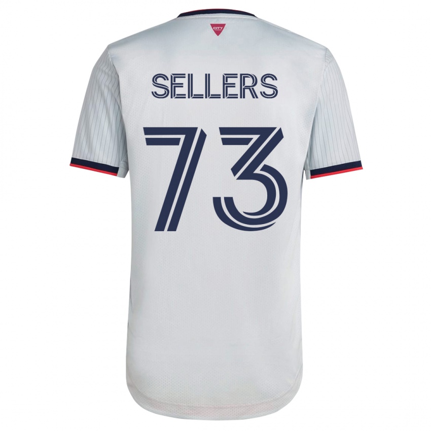 Homem Camisola Braydon Sellers #73 Branco Alternativa 2023/24 Camisa