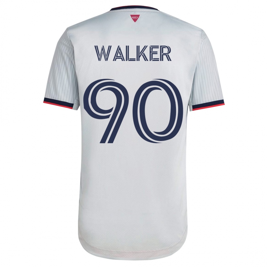 Homem Camisola Eric Walker #90 Branco Alternativa 2023/24 Camisa