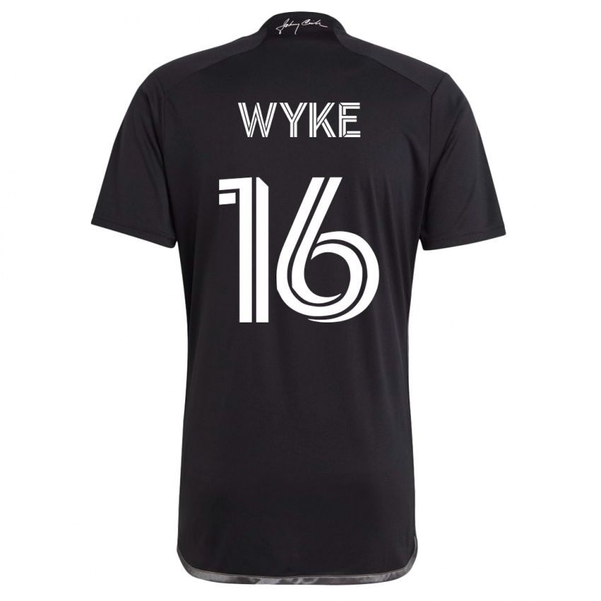 Homem Camisola Laurence Wyke #16 Preto Alternativa 2023/24 Camisa