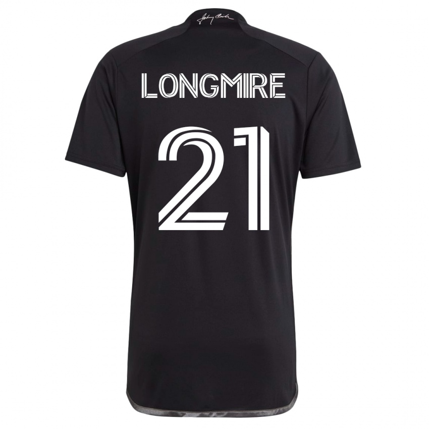 Homem Camisola Ahmed Longmire #21 Preto Alternativa 2023/24 Camisa