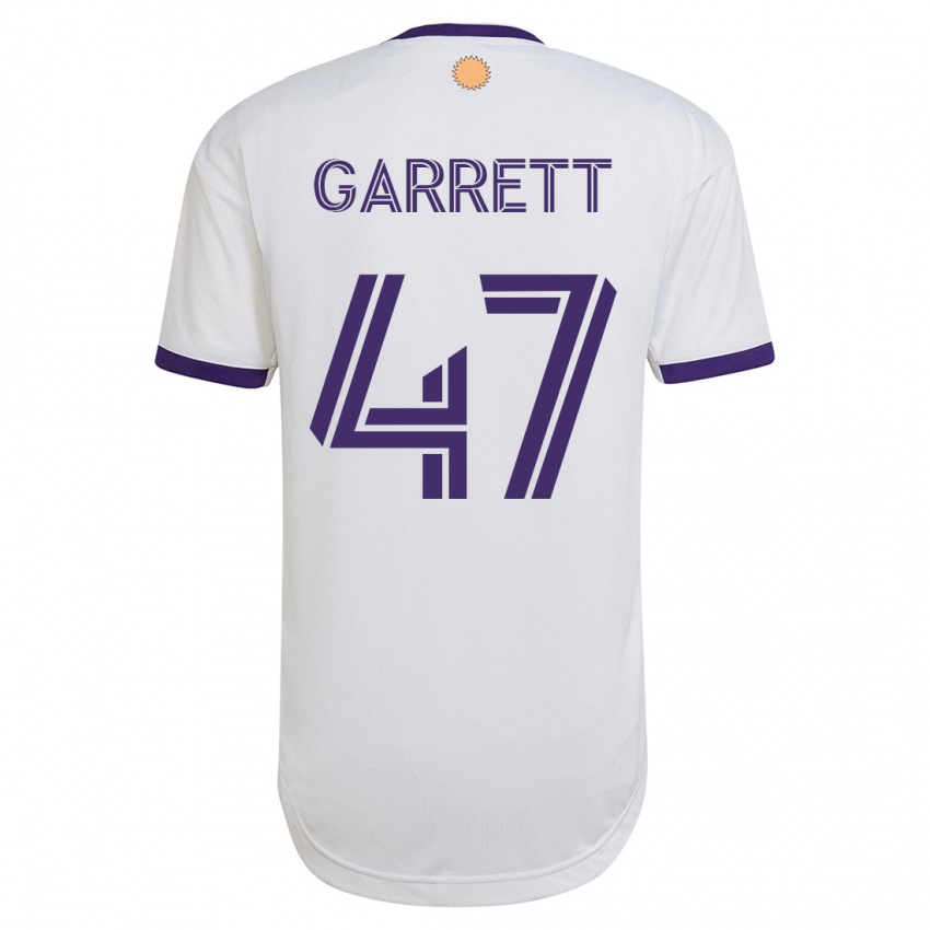 Homem Camisola Ian Garrett #47 Branco Alternativa 2023/24 Camisa