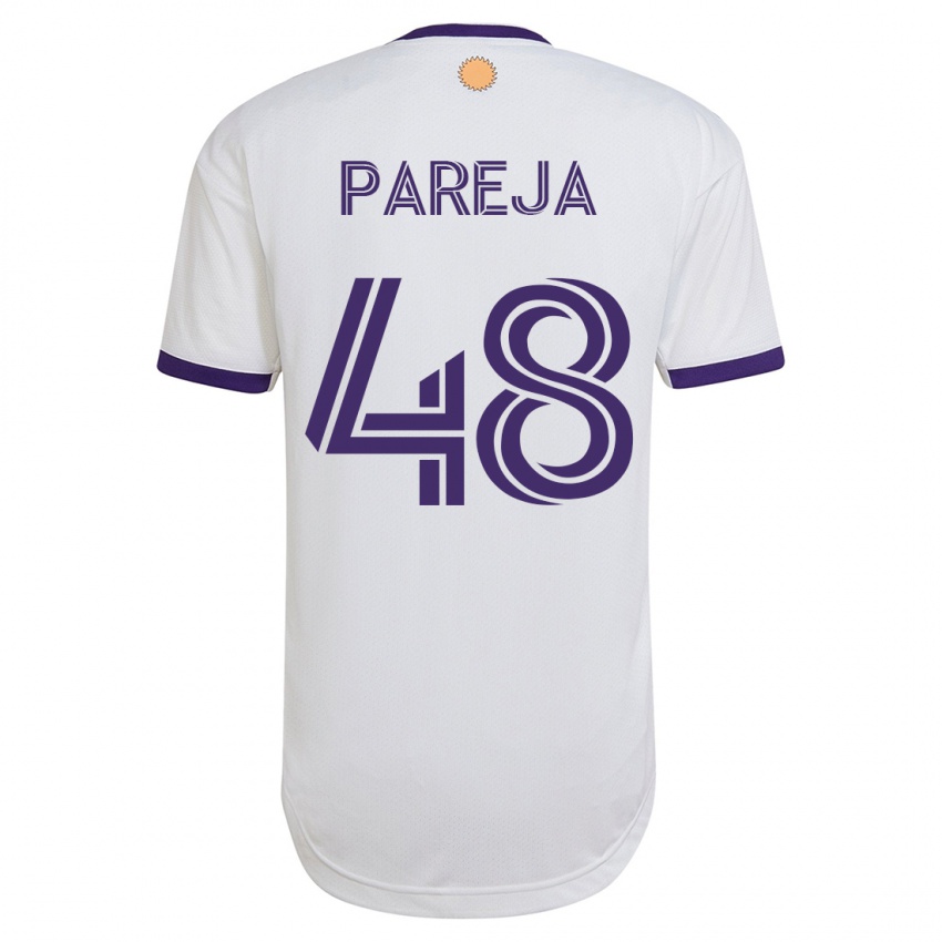 Homem Camisola Diego Pareja #48 Branco Alternativa 2023/24 Camisa