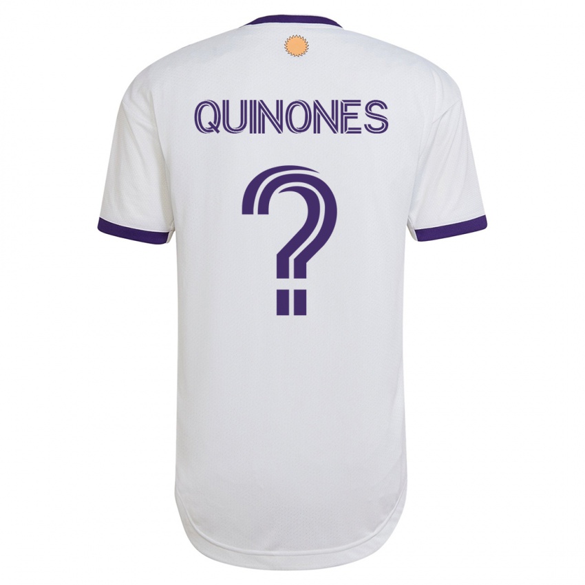 Homem Camisola Lucas Quiñones #0 Branco Alternativa 2023/24 Camisa