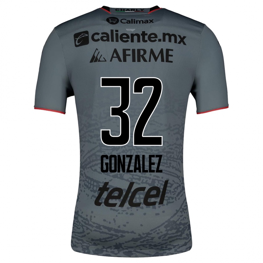 Homem Camisola Carlos Gonzalez #32 Cinza Alternativa 2023/24 Camisa