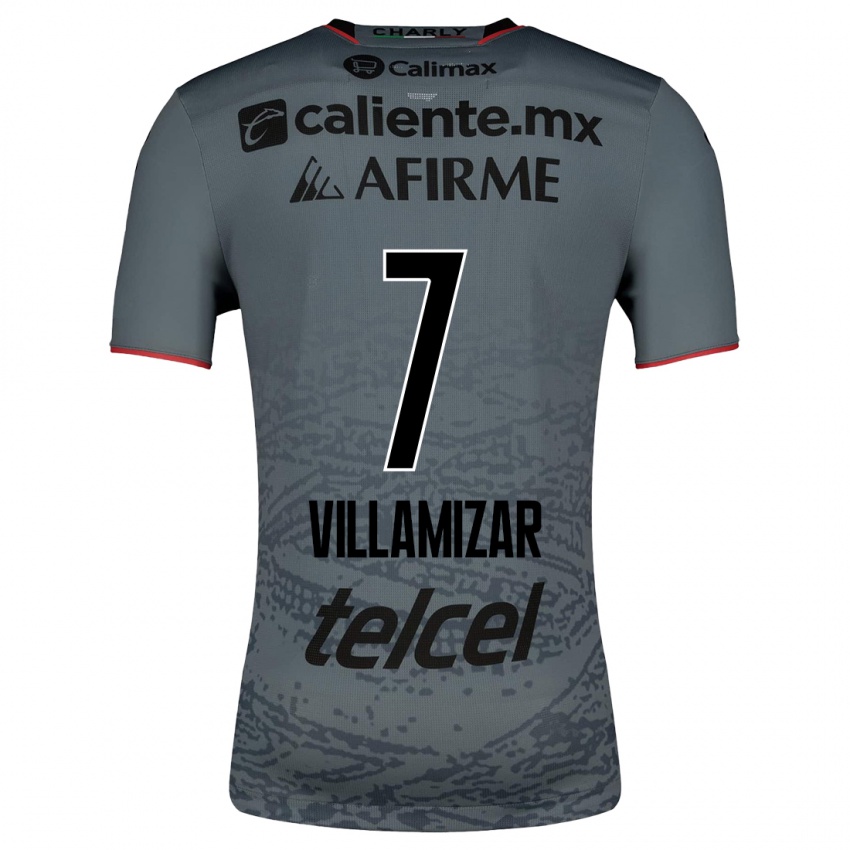 Homem Camisola Paola Villamizar #7 Cinza Alternativa 2023/24 Camisa