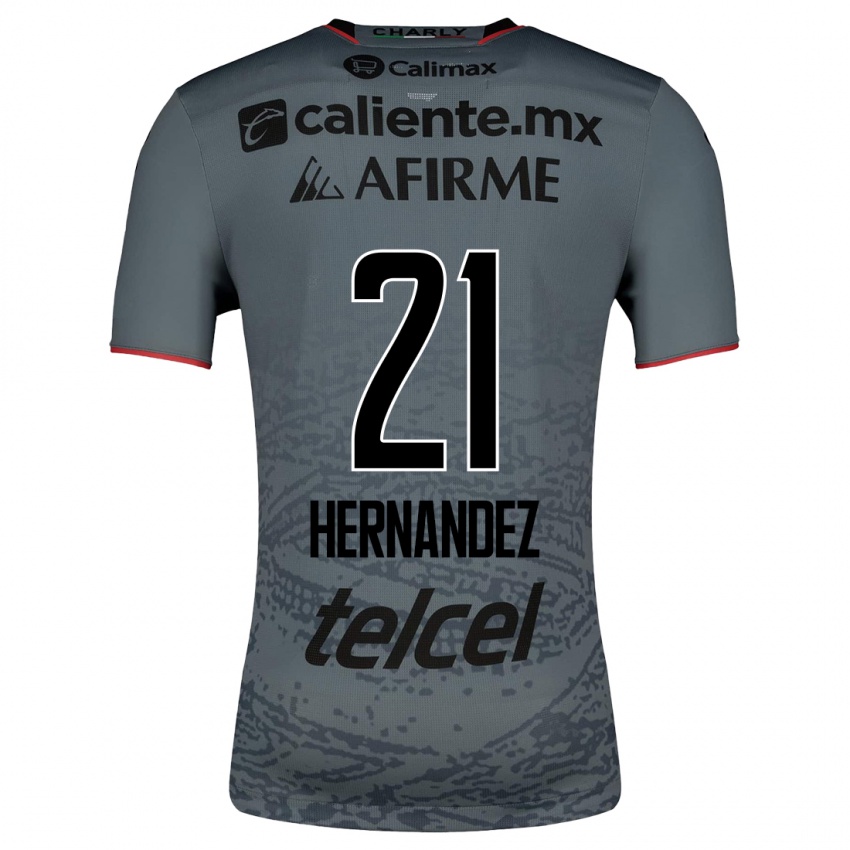 Homem Camisola Inglis Hernandez #21 Cinza Alternativa 2023/24 Camisa