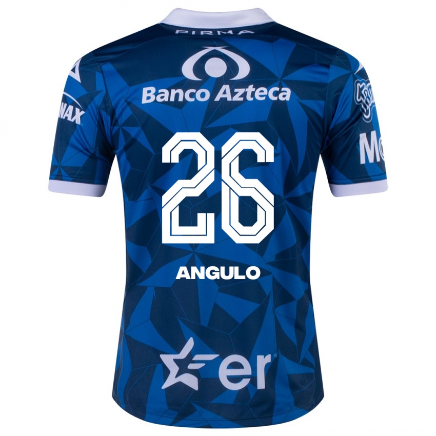Homem Camisola Brayan Angulo #26 Azul Alternativa 2023/24 Camisa