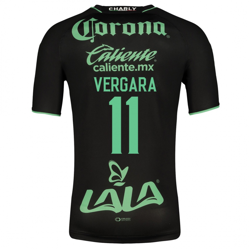 Homem Camisola Duvan Vergara #11 Preto Alternativa 2023/24 Camisa