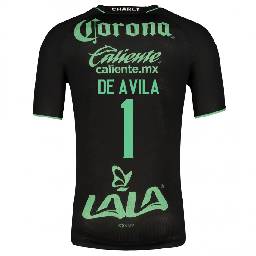 Homem Camisola Hannia De Avila #1 Preto Alternativa 2023/24 Camisa