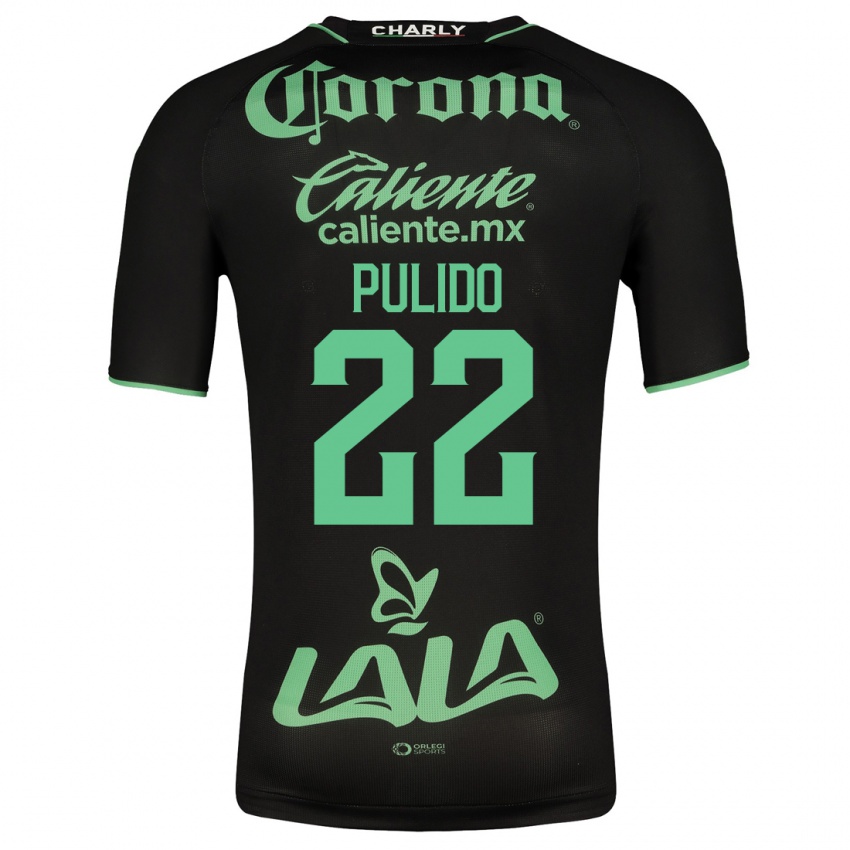 Homem Camisola Sheila Pulido #22 Preto Alternativa 2023/24 Camisa