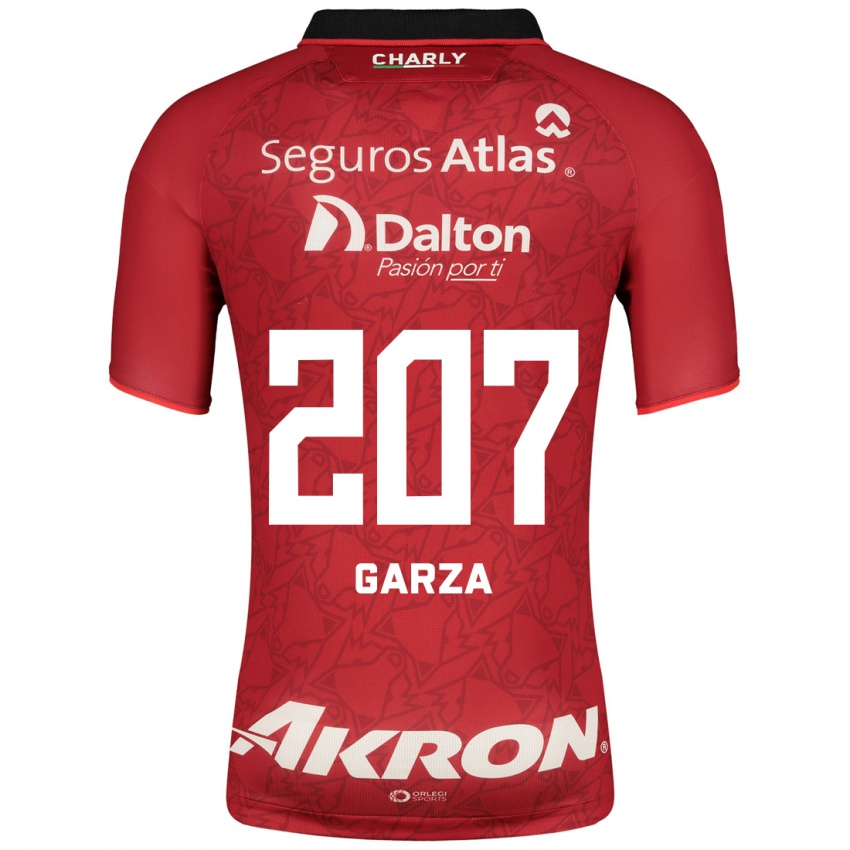 Homem Camisola Rodolfo Garza #207 Vermelho Alternativa 2023/24 Camisa