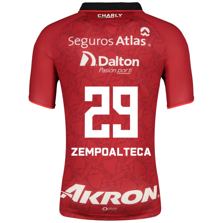 Homem Camisola Karla Zempoalteca #29 Vermelho Alternativa 2023/24 Camisa