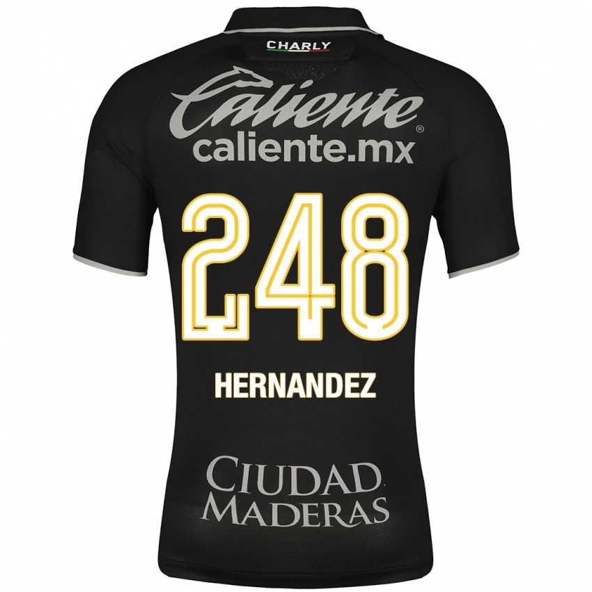 Homem Camisola Fernando Hernández #248 Preto Alternativa 2023/24 Camisa