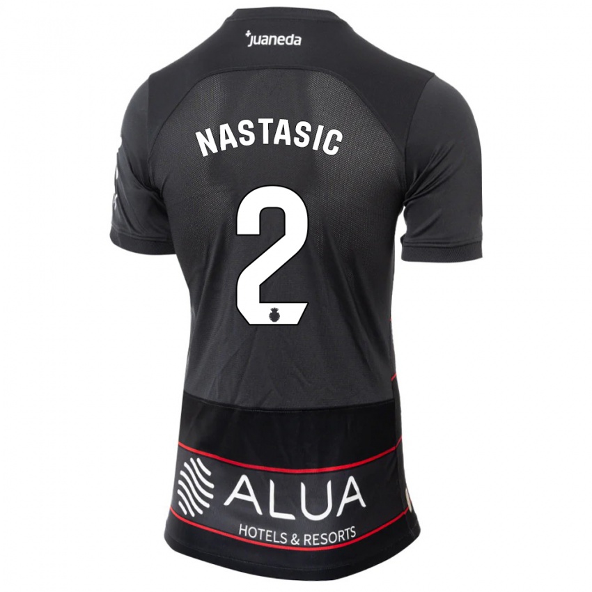 Homem Camisola Matija Nastasic #2 Preto Alternativa 2023/24 Camisa