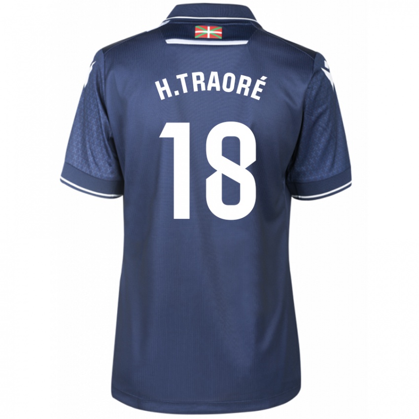 Homem Camisola Hamari Traore #18 Marinha Alternativa 2023/24 Camisa