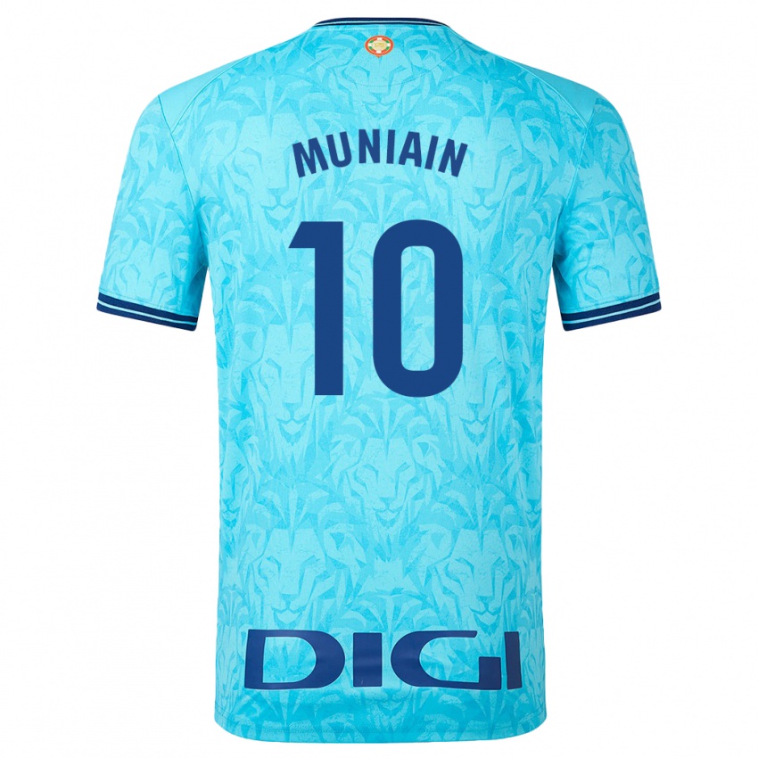Homem Camisola Iker Muniain #10 Céu Azul Alternativa 2023/24 Camisa