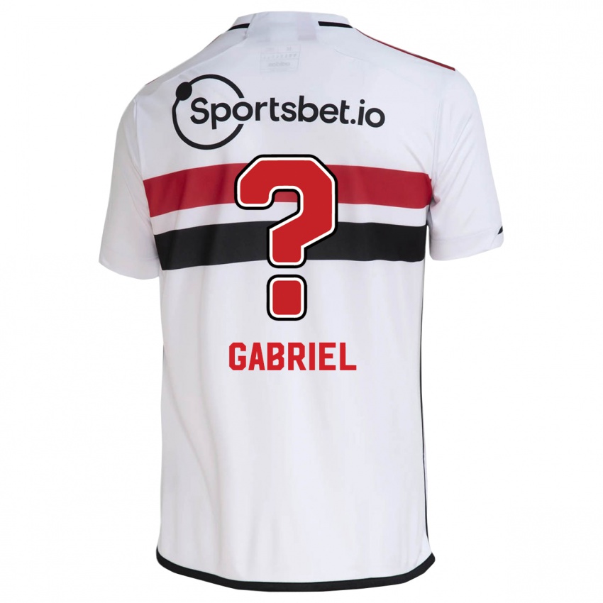 Mulher Camisola João Gabriel #0 Branco Principal 2023/24 Camisa