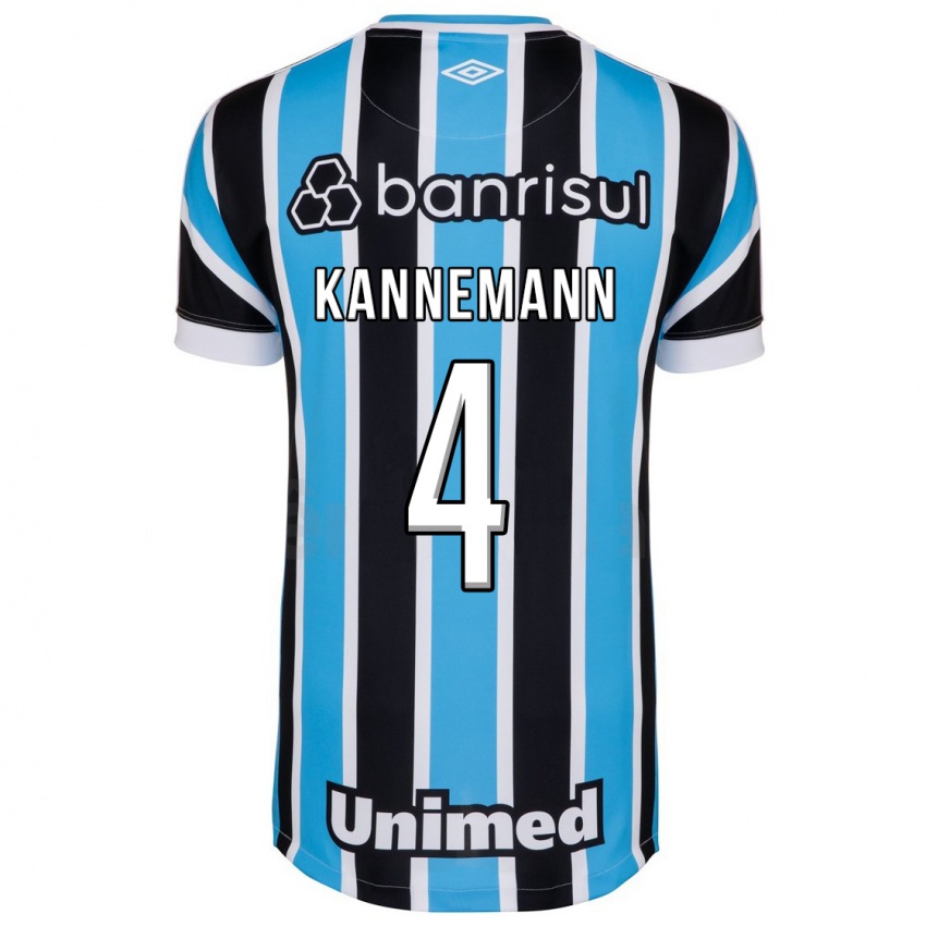 Mulher Camisola Walter Kannemann #4 Azul Principal 2023/24 Camisa