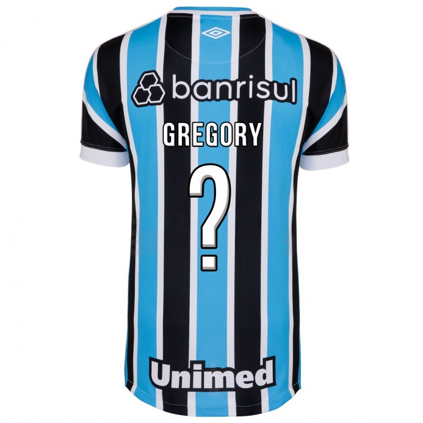 Mulher Camisola Gregory #0 Azul Principal 2023/24 Camisa