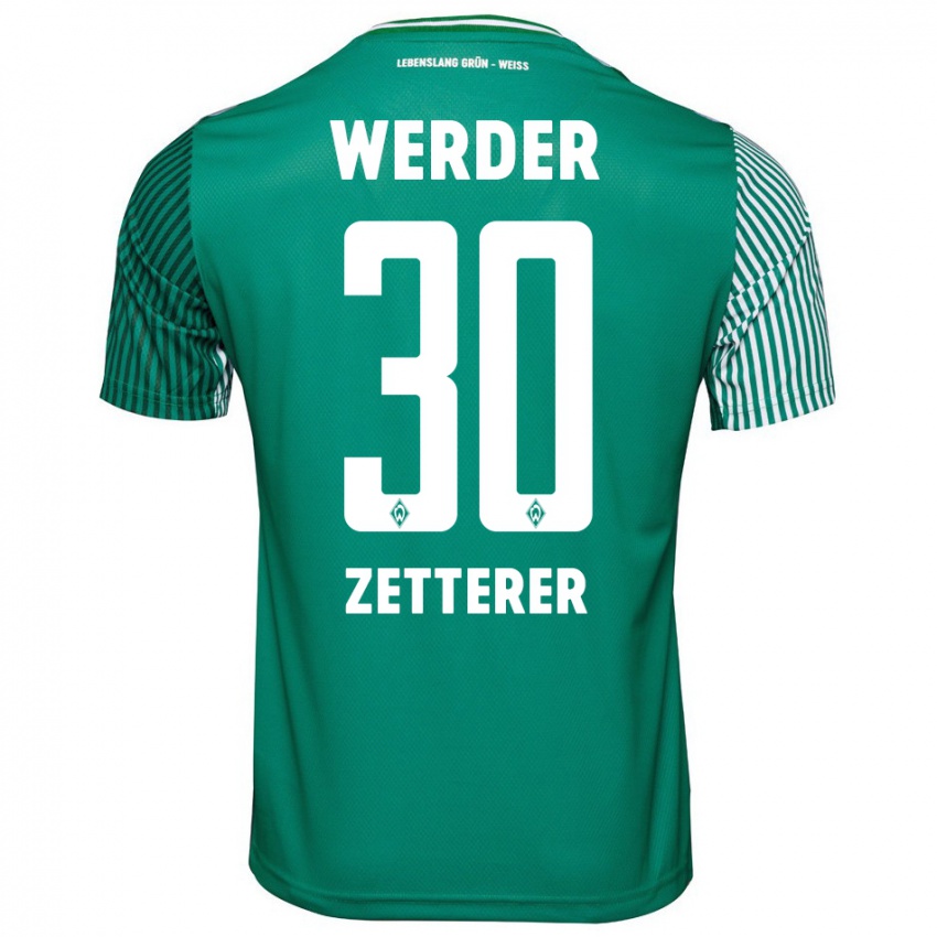 Mulher Camisola Michael Zetterer #30 Verde Principal 2023/24 Camisa