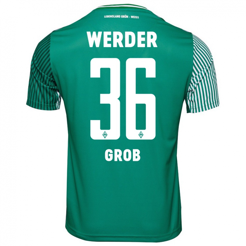 Mulher Camisola Christian Groß #36 Verde Principal 2023/24 Camisa