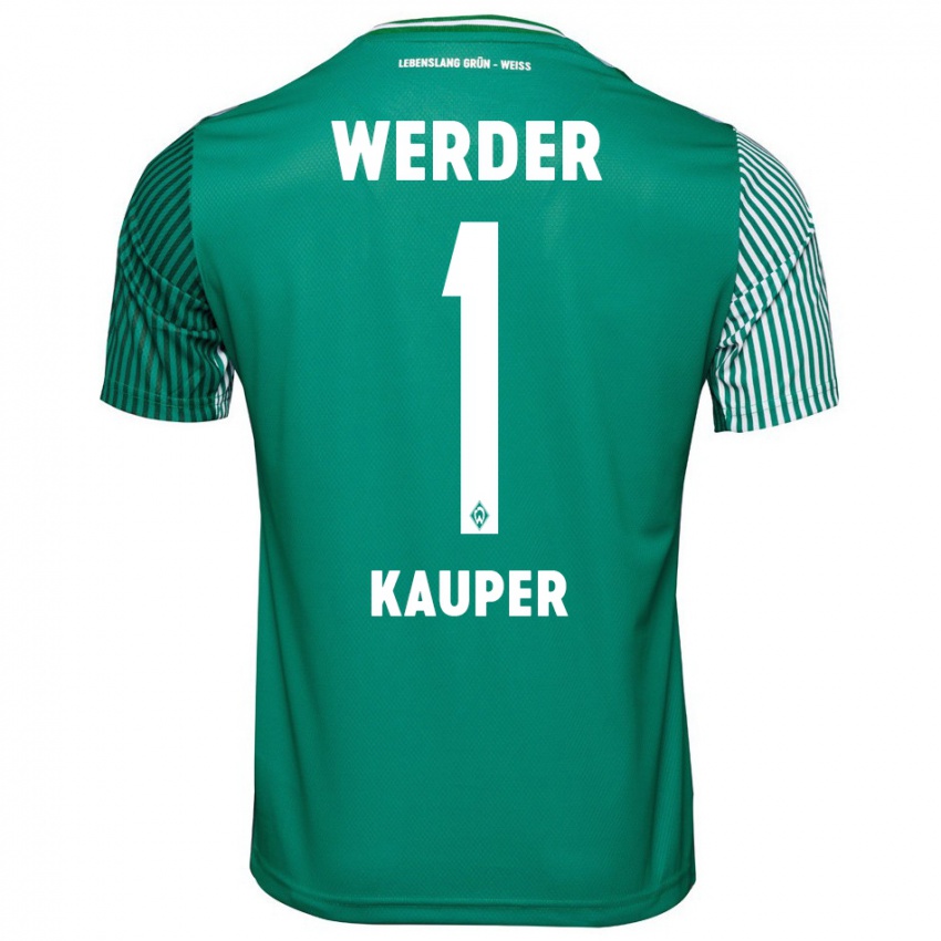 Mulher Camisola Ben Käuper #1 Verde Principal 2023/24 Camisa