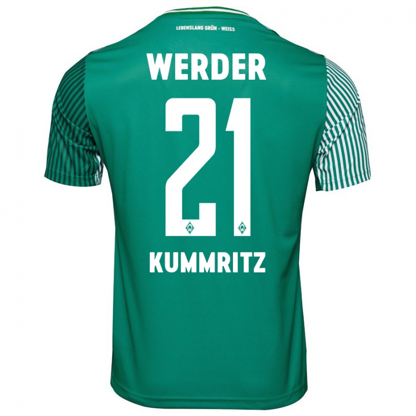 Mulher Camisola Liam Kümmritz #21 Verde Principal 2023/24 Camisa