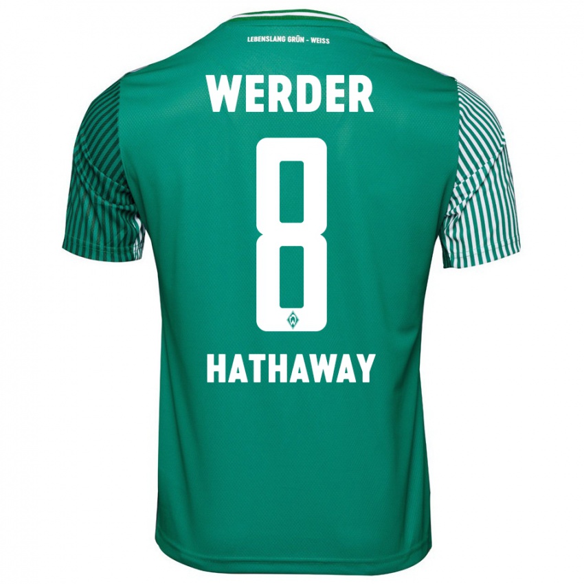 Mulher Camisola Max Hathaway #8 Verde Principal 2023/24 Camisa