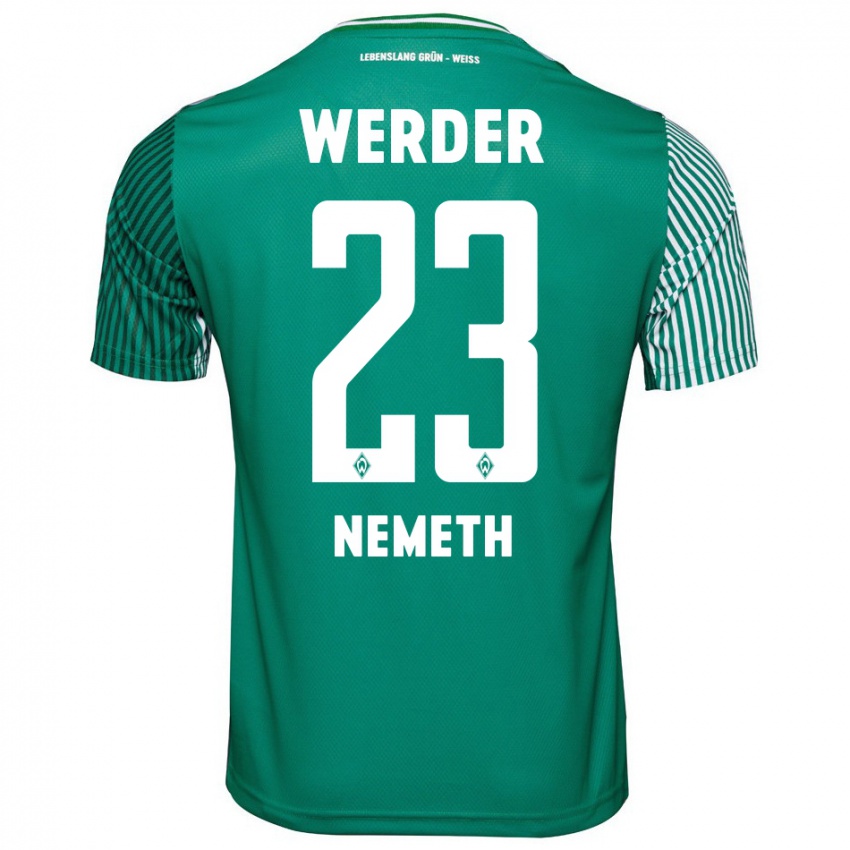 Mulher Camisola Hanna Nemeth #23 Verde Principal 2023/24 Camisa