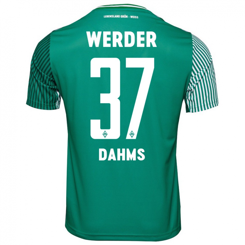 Mulher Camisola Lena Dahms #37 Verde Principal 2023/24 Camisa