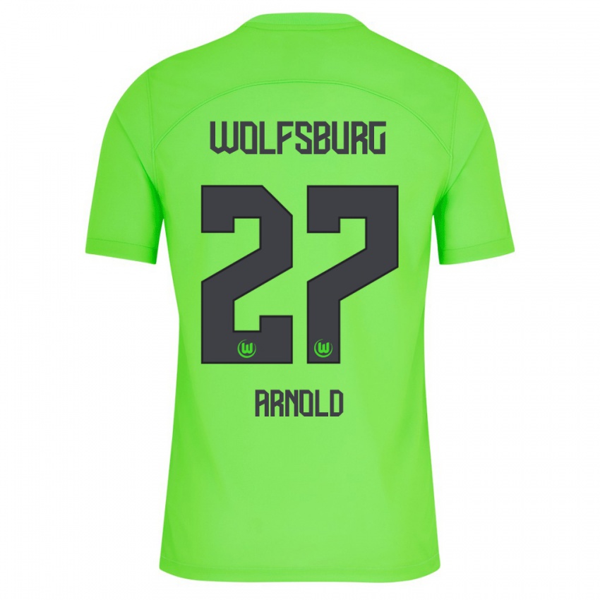 Mulher Camisola Maximilian Arnold #27 Verde Principal 2023/24 Camisa