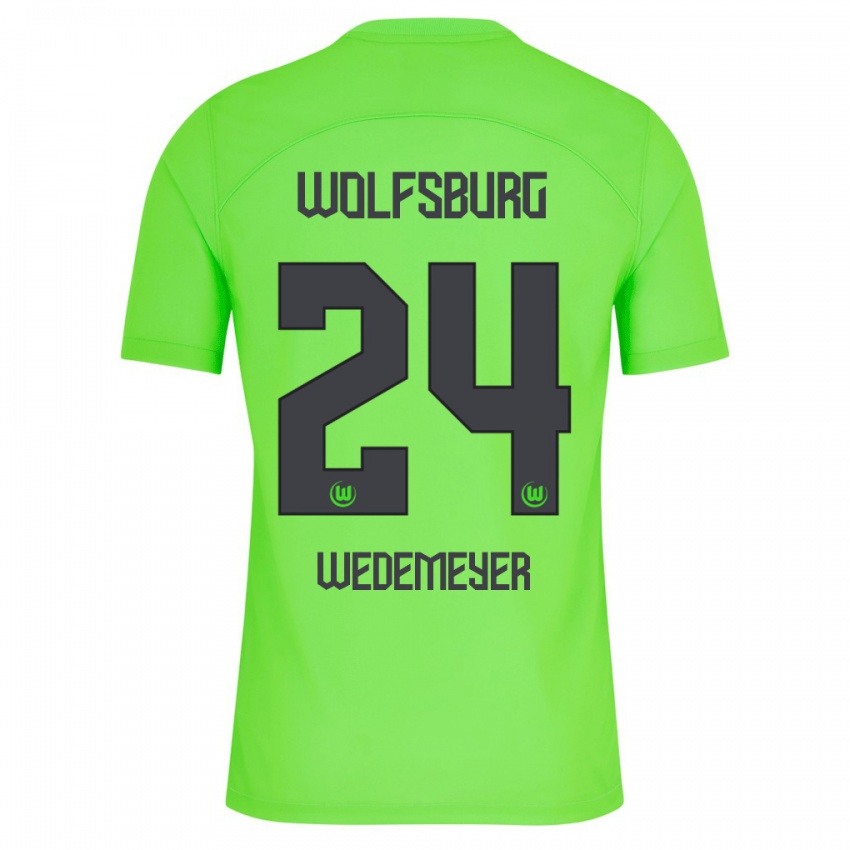 Mulher Camisola Joelle Wedemeyer #24 Verde Principal 2023/24 Camisa