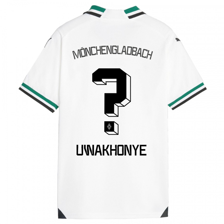 Mulher Camisola Joshua Uwakhonye #0 Branco Verde Principal 2023/24 Camisa
