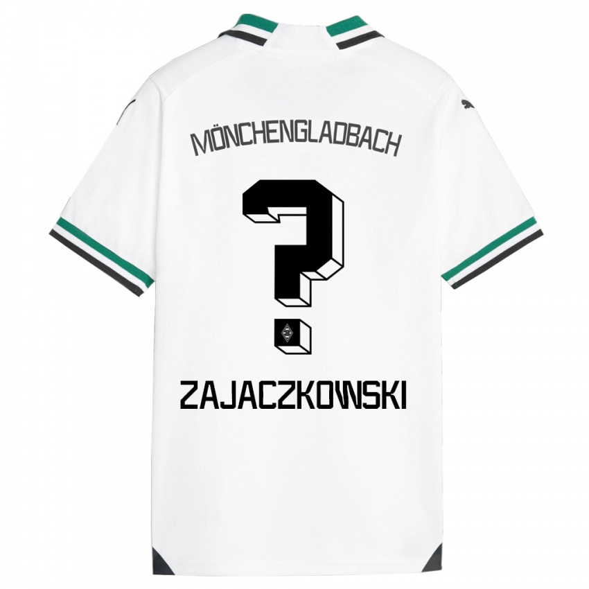 Mulher Camisola Vincent Zajaczkowski #0 Branco Verde Principal 2023/24 Camisa