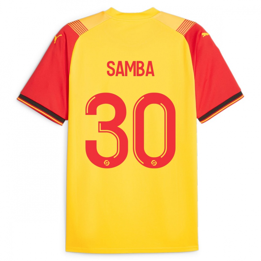 Mulher Camisola Brice Samba #30 Amarelo Principal 2023/24 Camisa