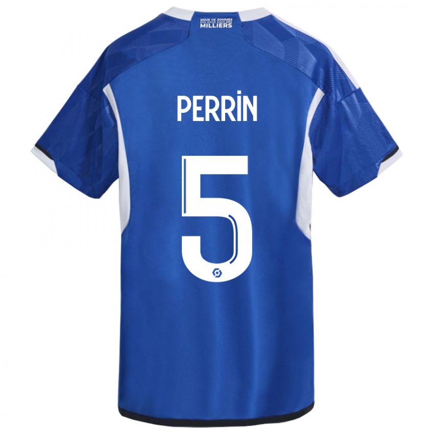 Mulher Camisola Lucas Perrin #5 Azul Principal 2023/24 Camisa